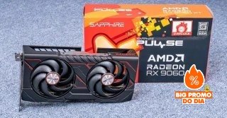Placa de Vídeo SAPPHIRE RX 9060 XT PULSE AMD Radeon, 16GB, GDDR6, 20 Gbps