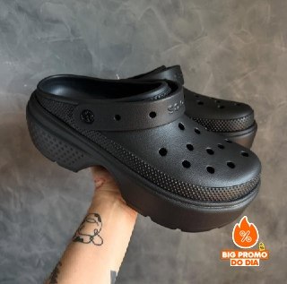 Sandália Crocs Stomp Clog Black
