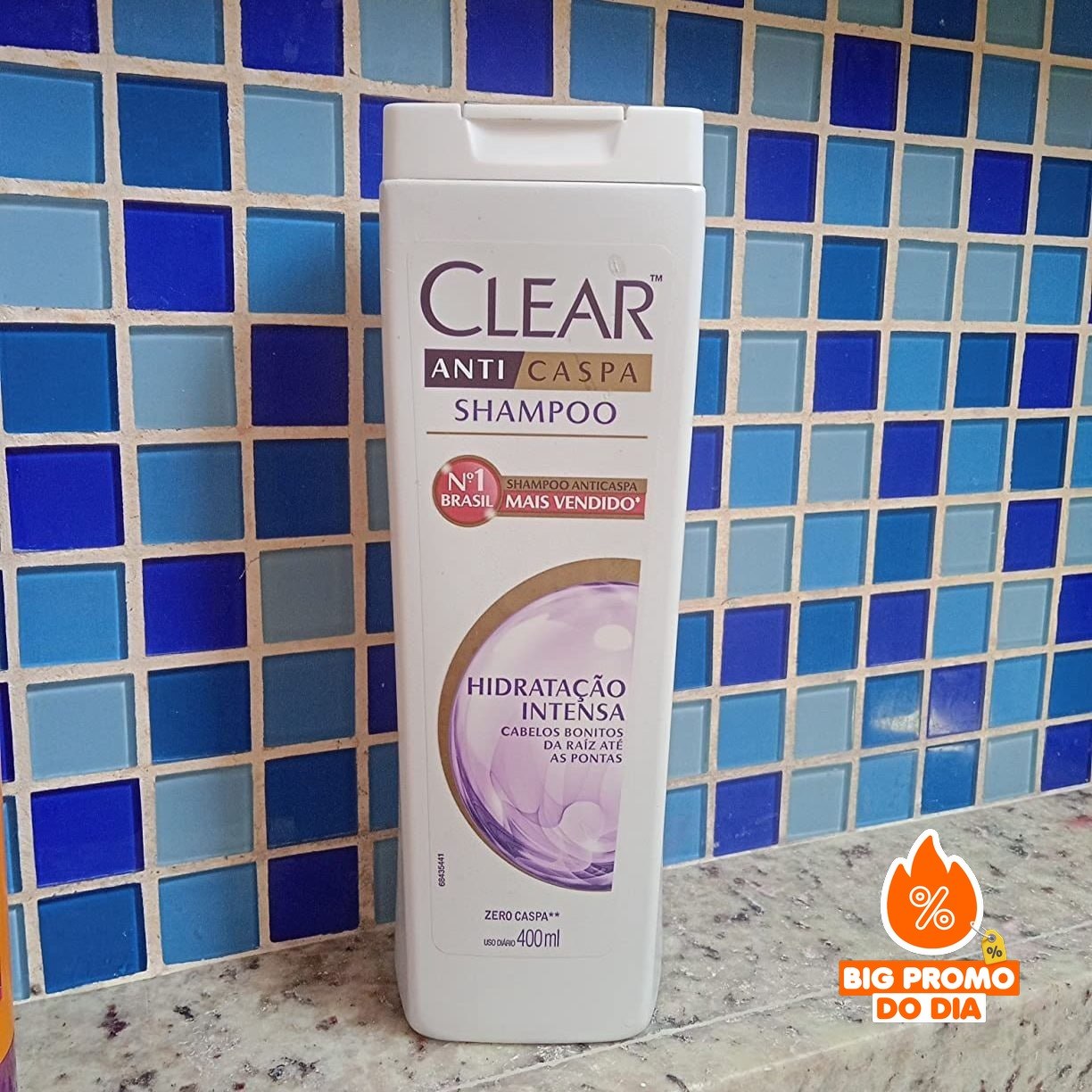 🫧 Clear Anticaspahidratação Intensa Shampoo 400 Ml