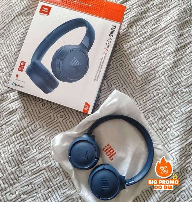 JBL, Fone de Ouvido Bluetooth, Tune 520BT