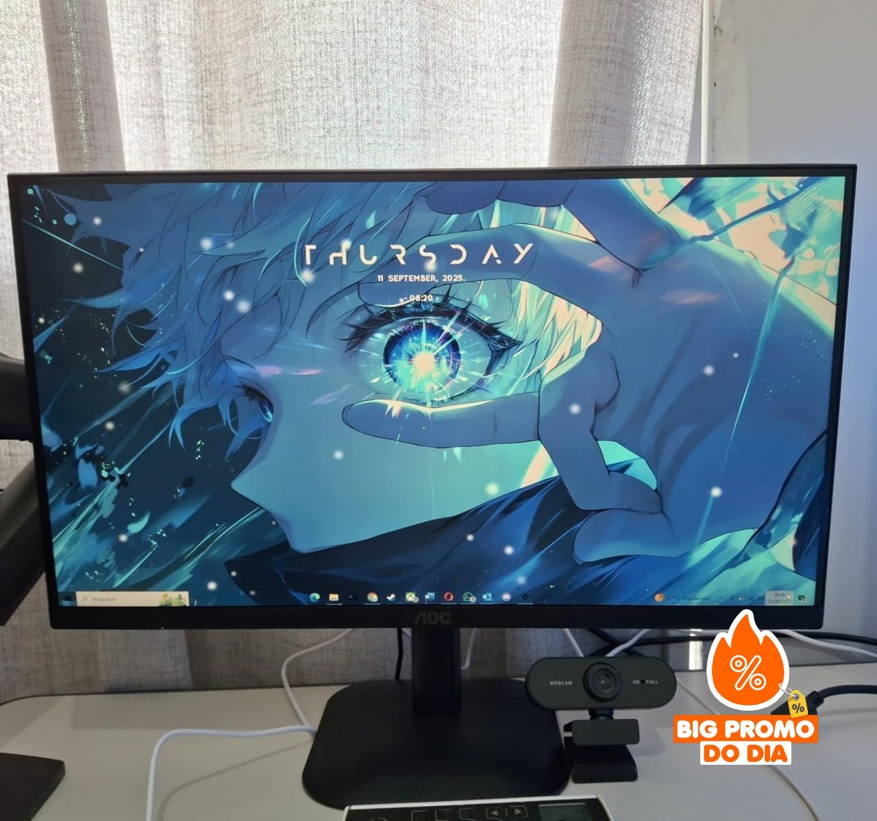 AOC, Monitor 22” 120Hz, 1ms