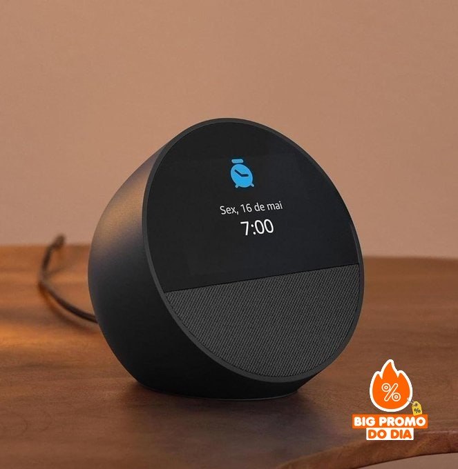 Echo Spot com Alexa (Geração mais recente)