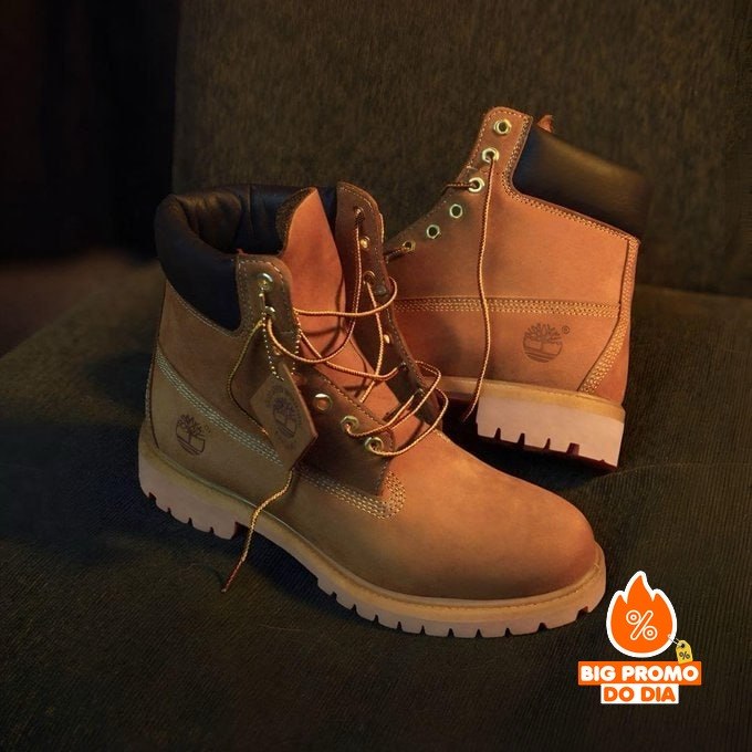 Bota Timberland Couro Waterproof (5 cores)