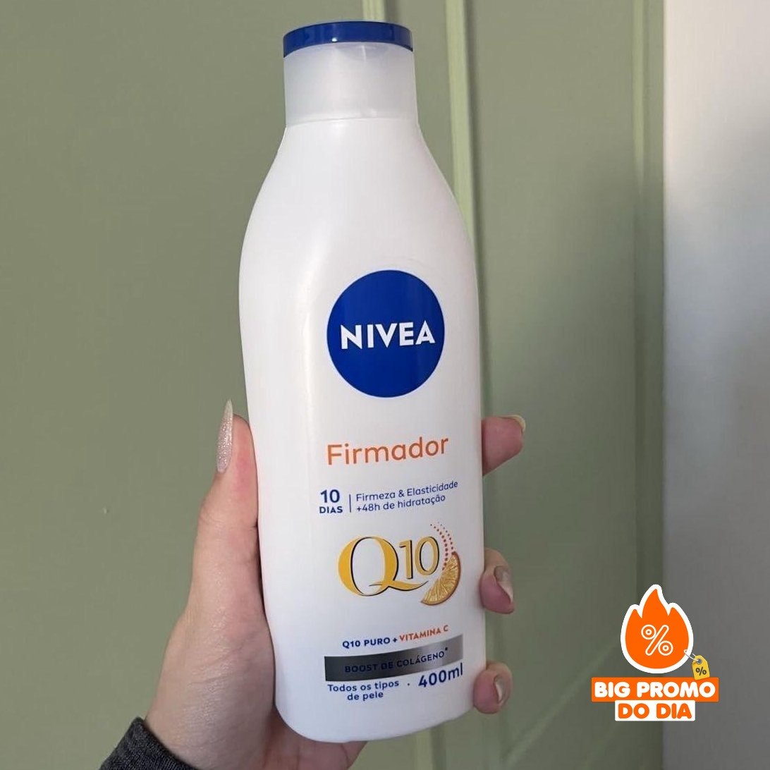 NIVEA Loção Hidratante Firmador Q10 + Vitamina C 400ml