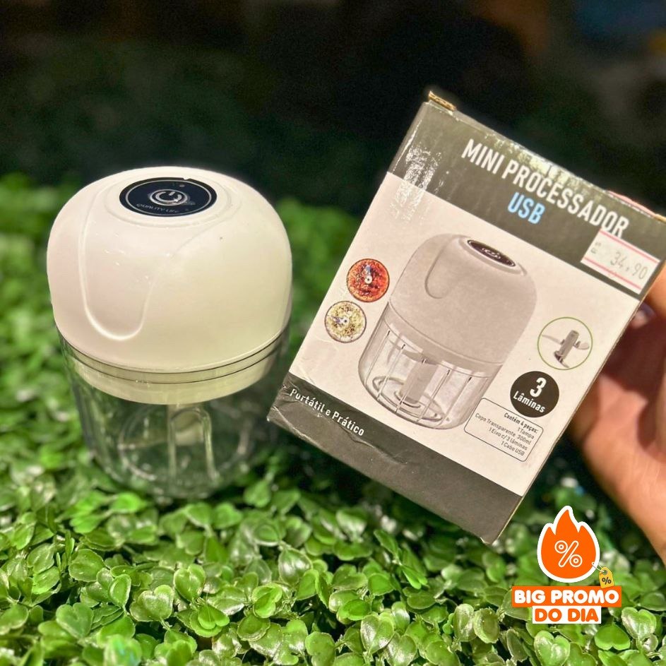 Mini Moedor Elétrico Multiprocessador 250mL