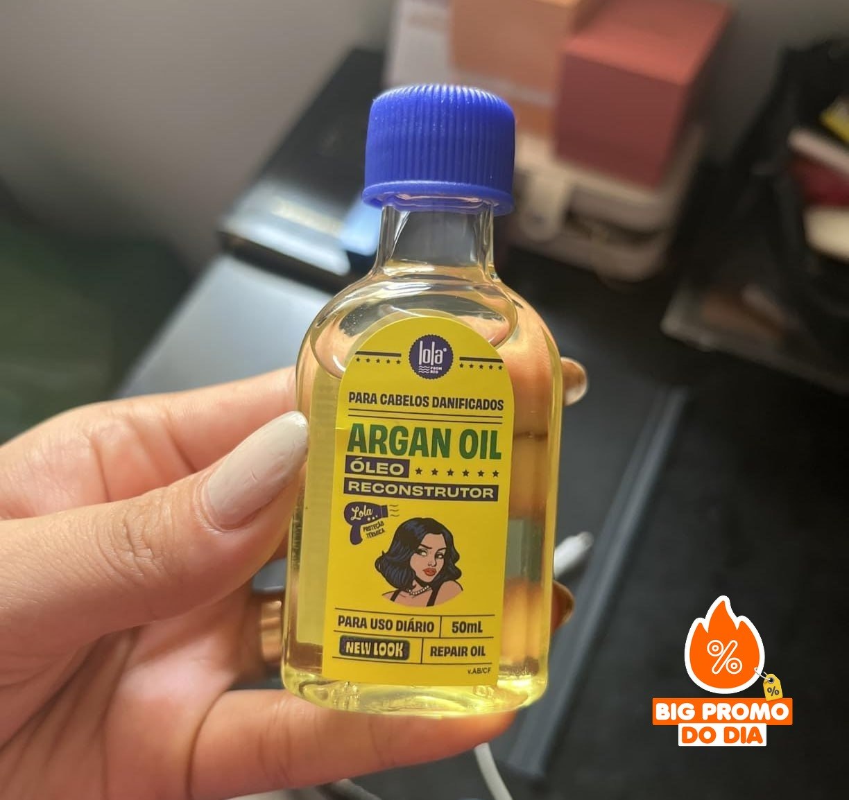 Argan Óleo Reparador 50ml, Lola Cosmetics