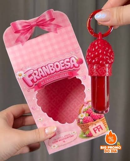 Gloss Franboesa Fran By Franciny Ehlke Brilho Vermelho