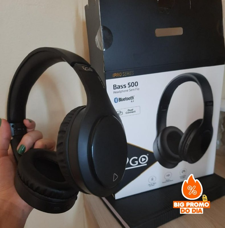 Headphone Bass 500 Bluetooth I2GO PRO