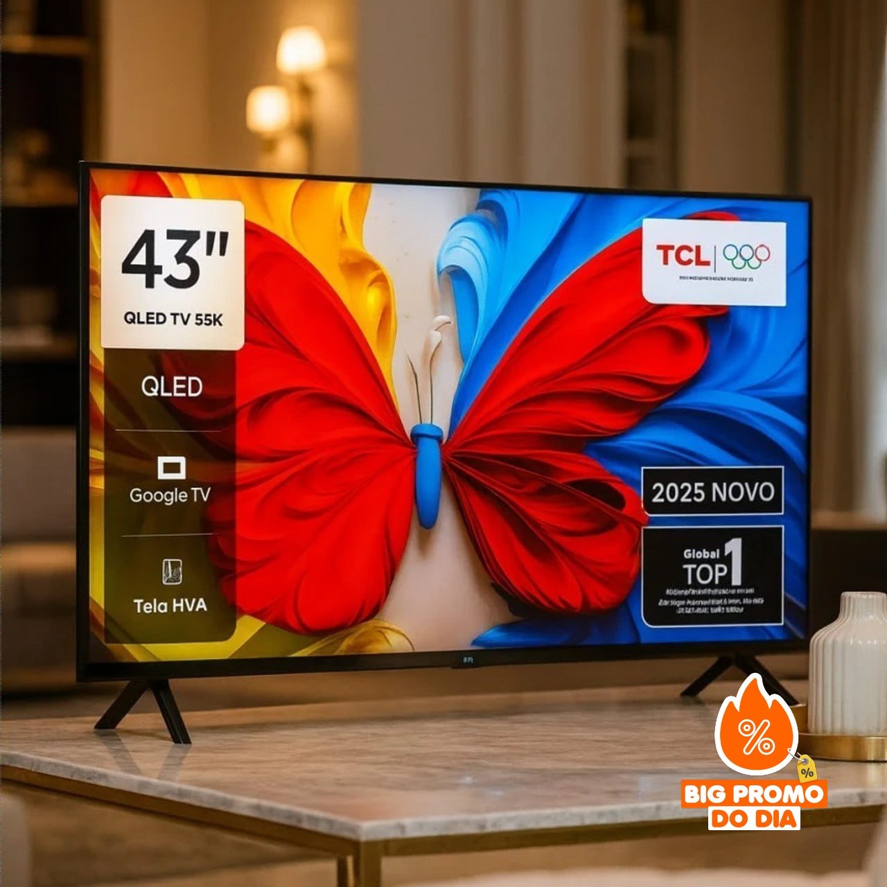 Smart TV TCL 43" LED Full HD