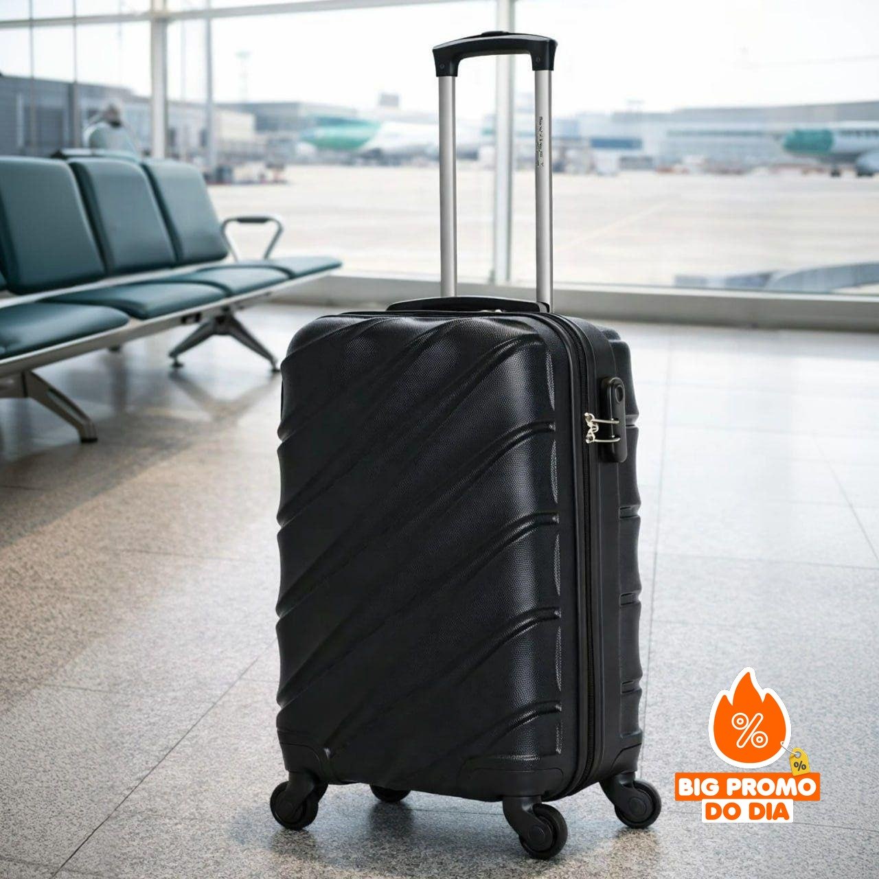 Mala de viagem bordo pequena 10kg Havana Swiss Move Roxo