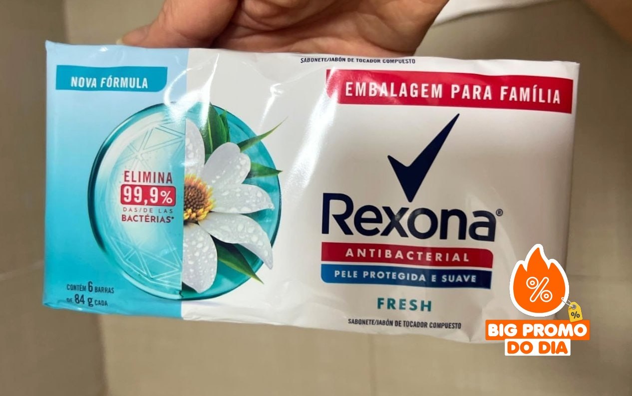 Rexona Sabonete em Barra Pack 6 Unidades 84g cada