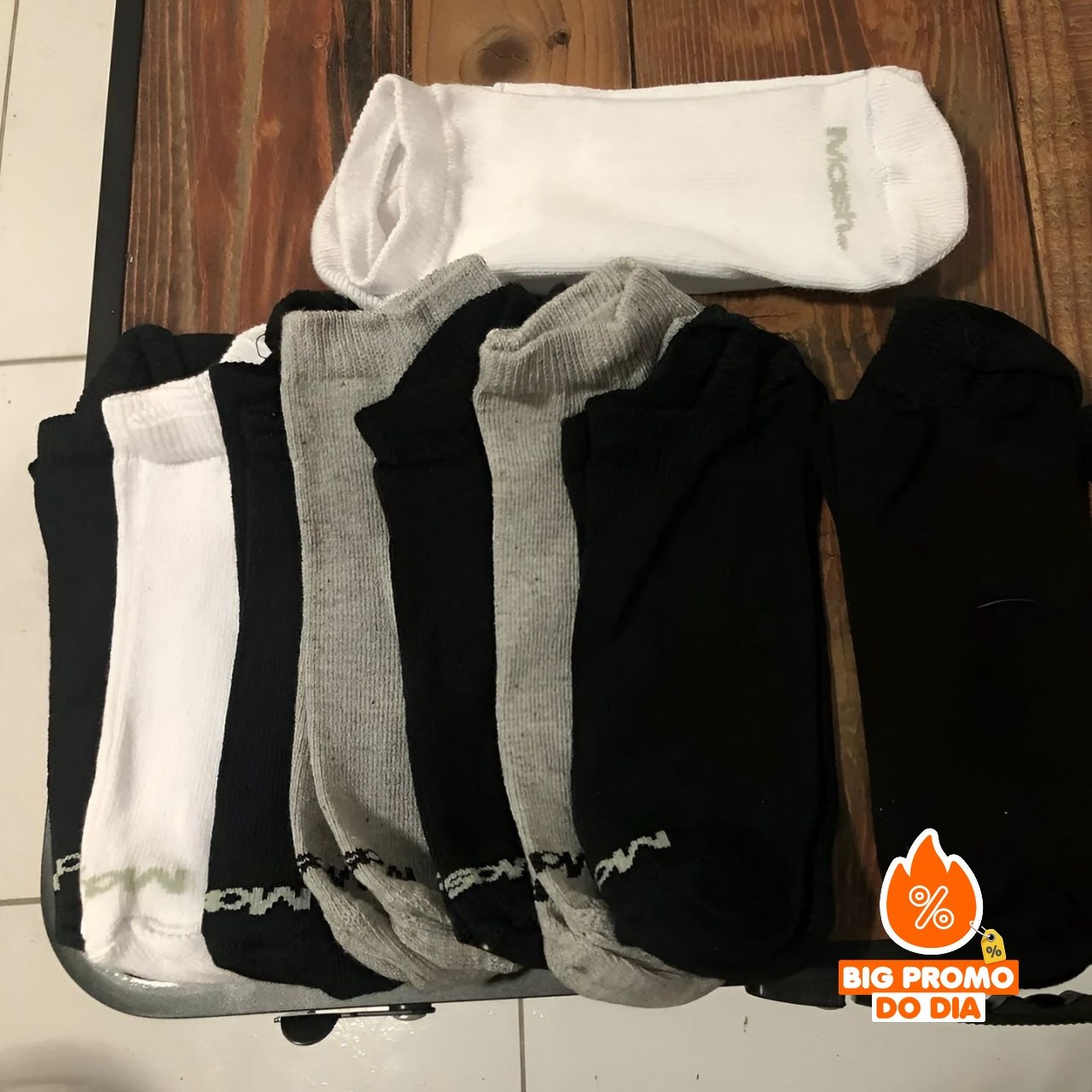 Kit 10 Pares Meias Mash Invisível