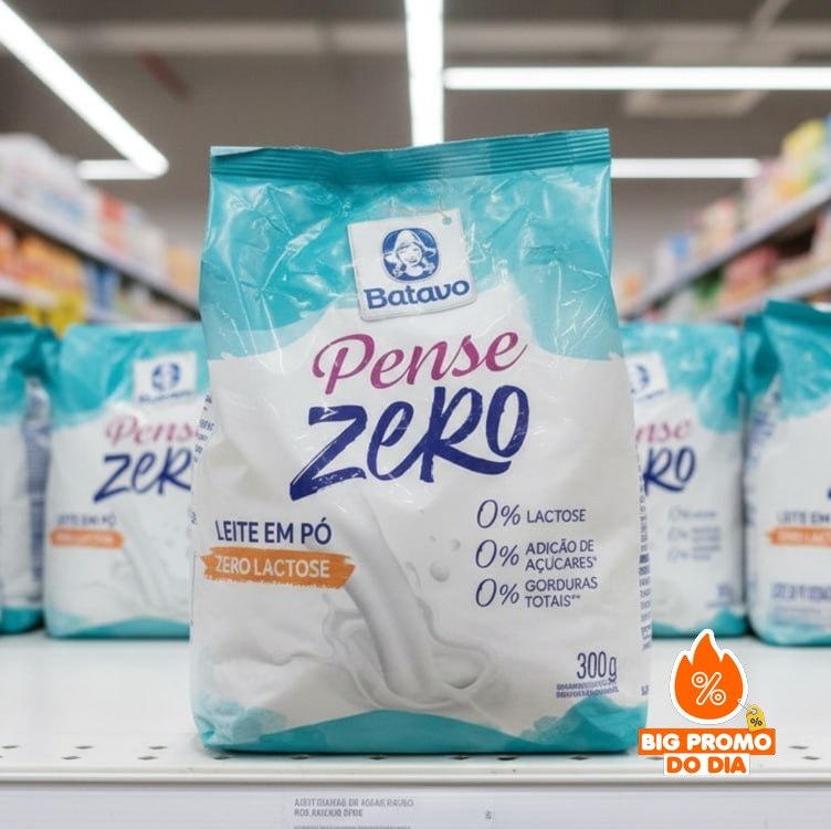 Leite em Pó Desnatado Instantâneo Batavo Pense Zero 300g