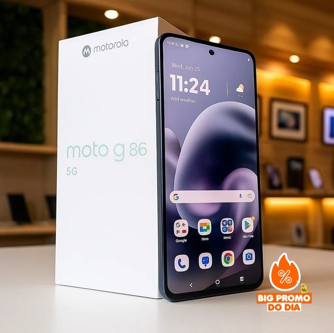 Motorola Moto g86 5G, 256GB, 24GB RAM (8GB RAM + 16GB RAM Boost)