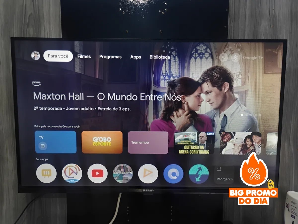 COLOQUE NO QUARTO PRA ASSISTIR SUAS SÉRIES ENQUANTO DESCANSA