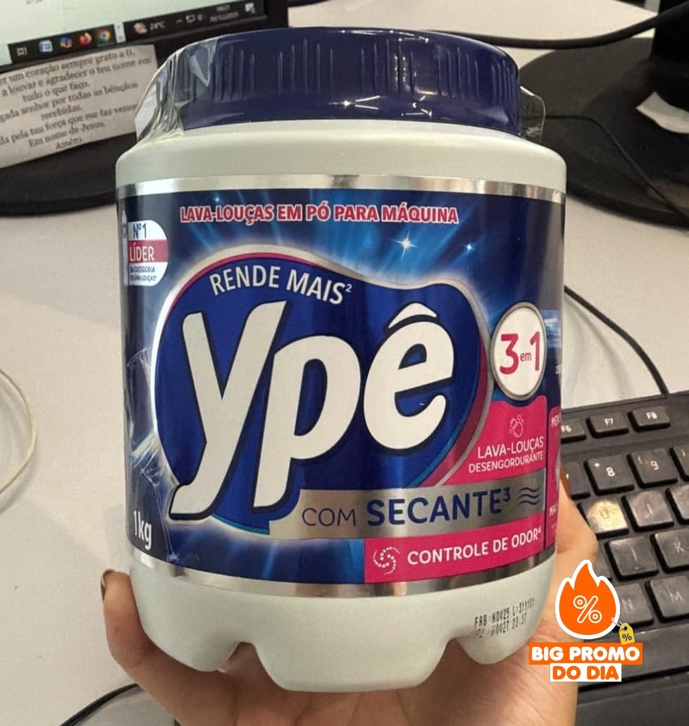 🫧 Ypê Detergente em Pó para Lava louças 1Kg