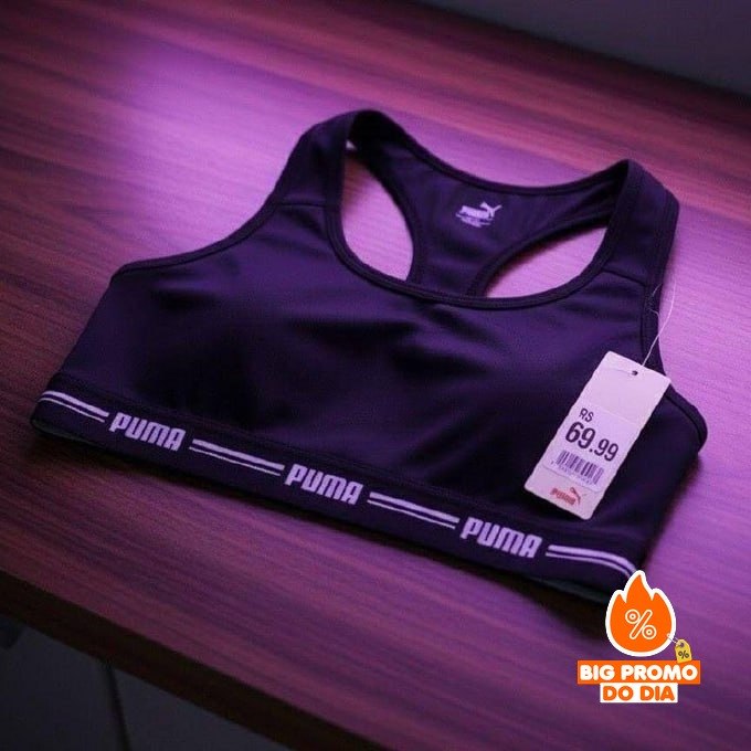Top Puma Alta Sustentação - Várias Opções de Cores