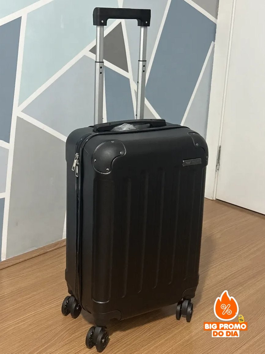 Mala de Viagem Bordo Pequena 10kg Cadeado ABS Rodinhas 360º