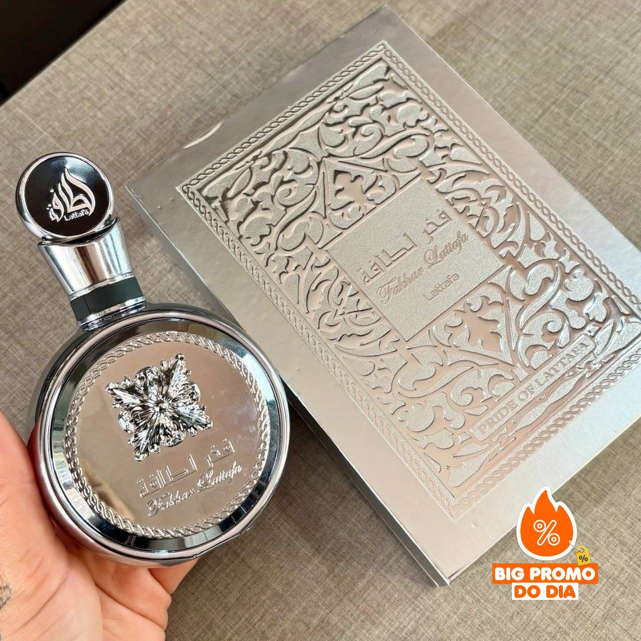 Perfume Árabe Lattafa Fakhar Platin 100ml EDP