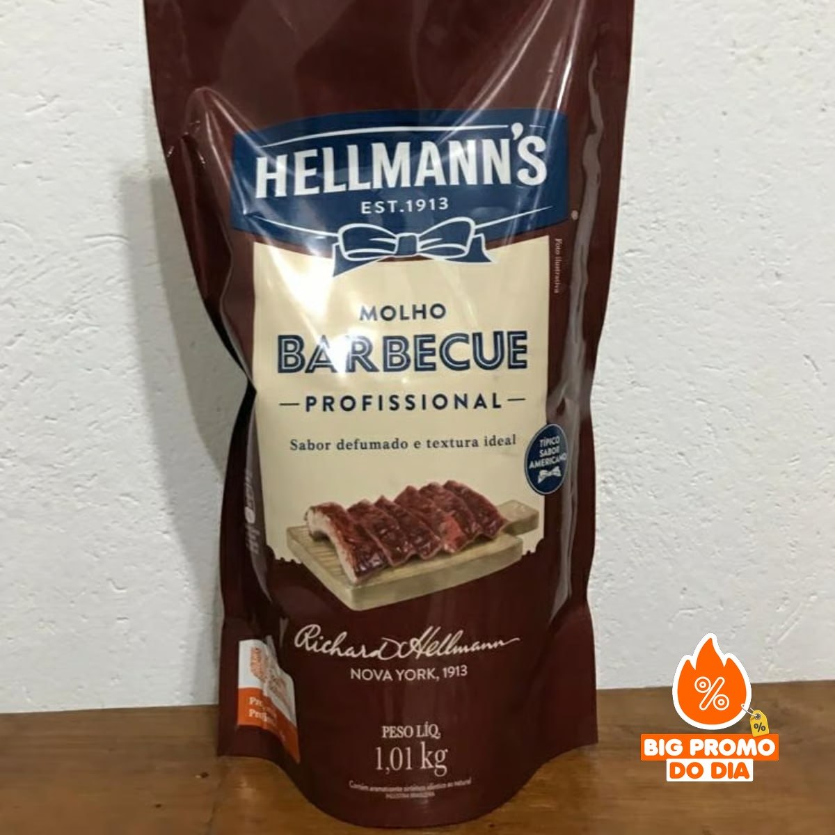 Hellmann'S Profissional Molho Barbecue Sabor Defumado 1,01Kg