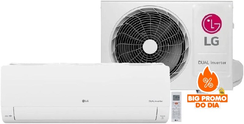 ‼️Ar Condicionado Split 12000 Btus Lg Dual Inverter Voice +ia Frio
