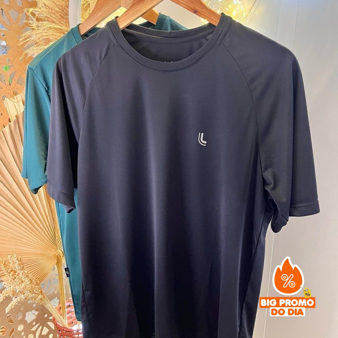 Kit 2 Camiseta Dry Fit Masculina Lupo - Opção de Cores