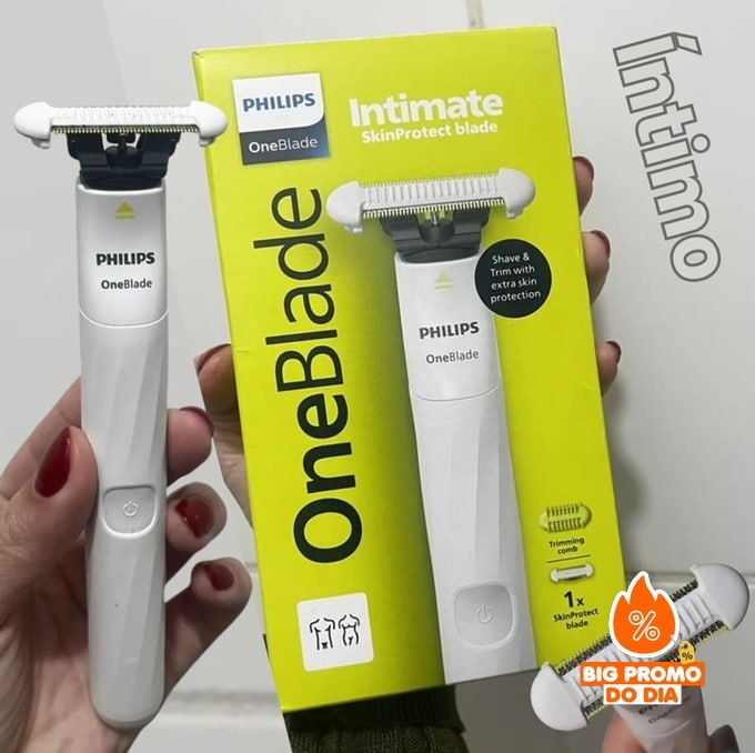 🪒 Aparador E Raspador Oneblade Intimate Philips 127/220v