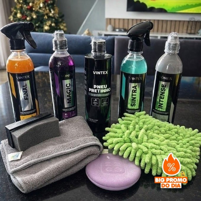 Kit Lavagem Shampoo Cera Tok Final Intense Sintra Fast Vonixx