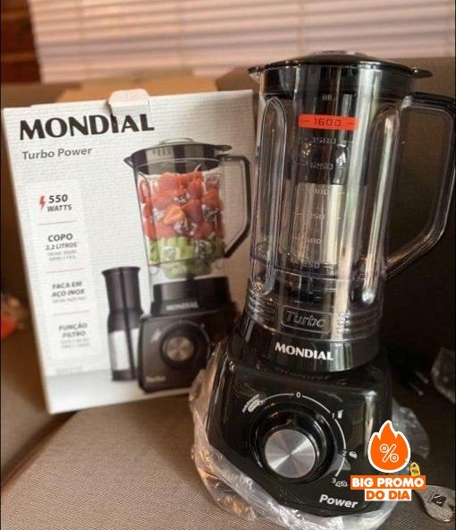 Liquidificador Pratic Turbo III Mondial 550W