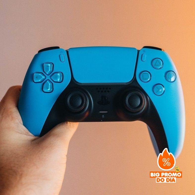 Controle DualSense Sem Fio PlayStation 5 Joystick Starlight Blue