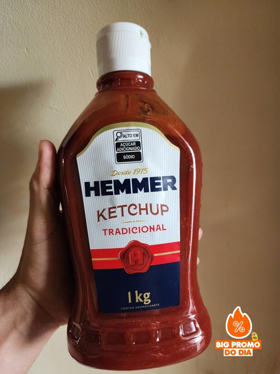 Hemmer Ketchup Tradicional Bisnaga 1kg
