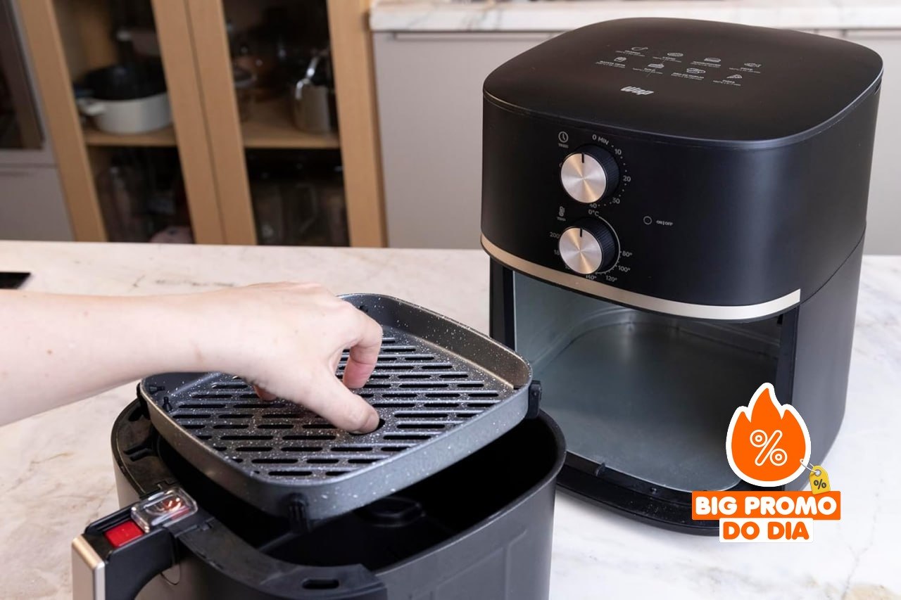 WAP Fritadeira Elétrica Air Fryer GRAND 5,2L 1500W - 127v