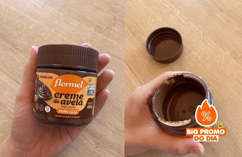 Creme de Avela com Cacau FLORMEL Zero Açúcar - 150g