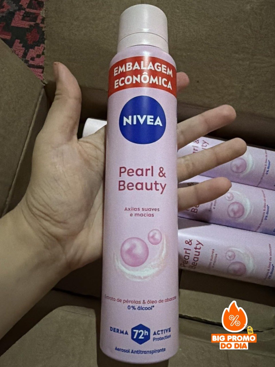 Nivea Desodorante Antitranspirante Aerossol Pearl & Beauty 200ml