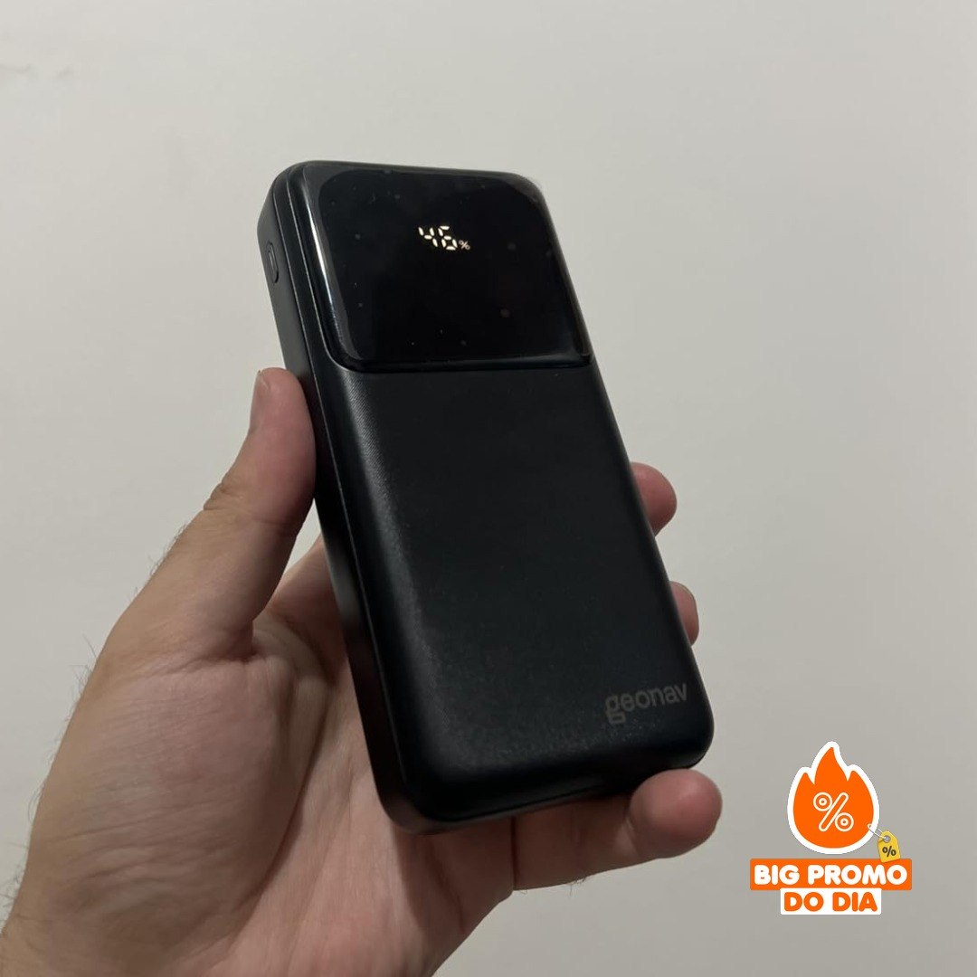 Geonav Power Bank Carregador Portátil Universal 20.000mAh