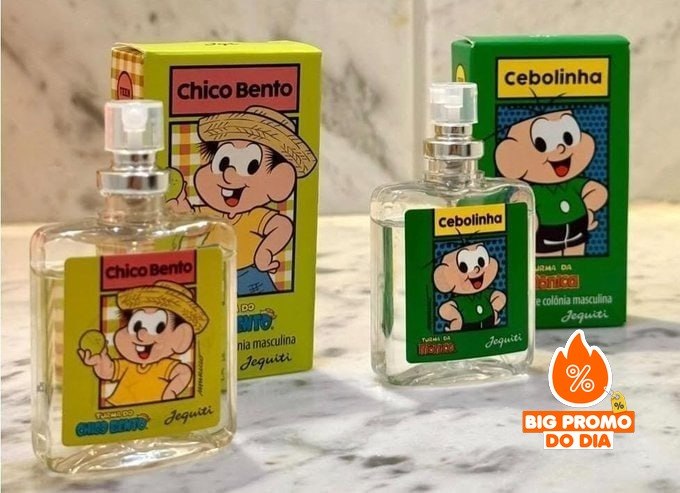 Kit Colônia Chico Bento + Colônia Cebolinha 25ml - Jequiti