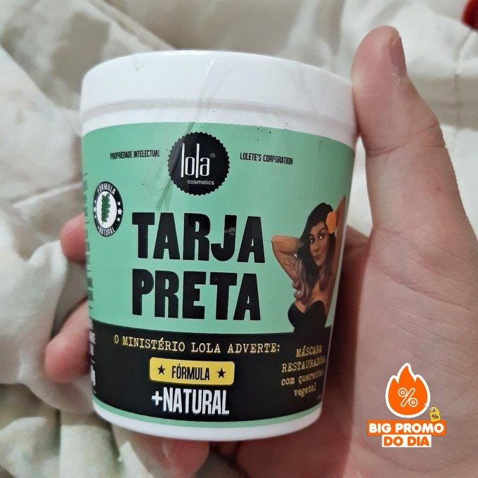‍‍ Lola Cosmetics Tarja Preta Máscara de Queratina 230g