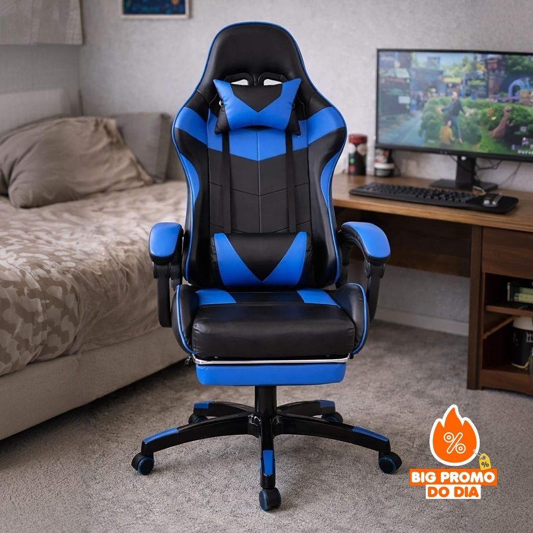 Cadeira Gamer Fortt Xiamen Azul
