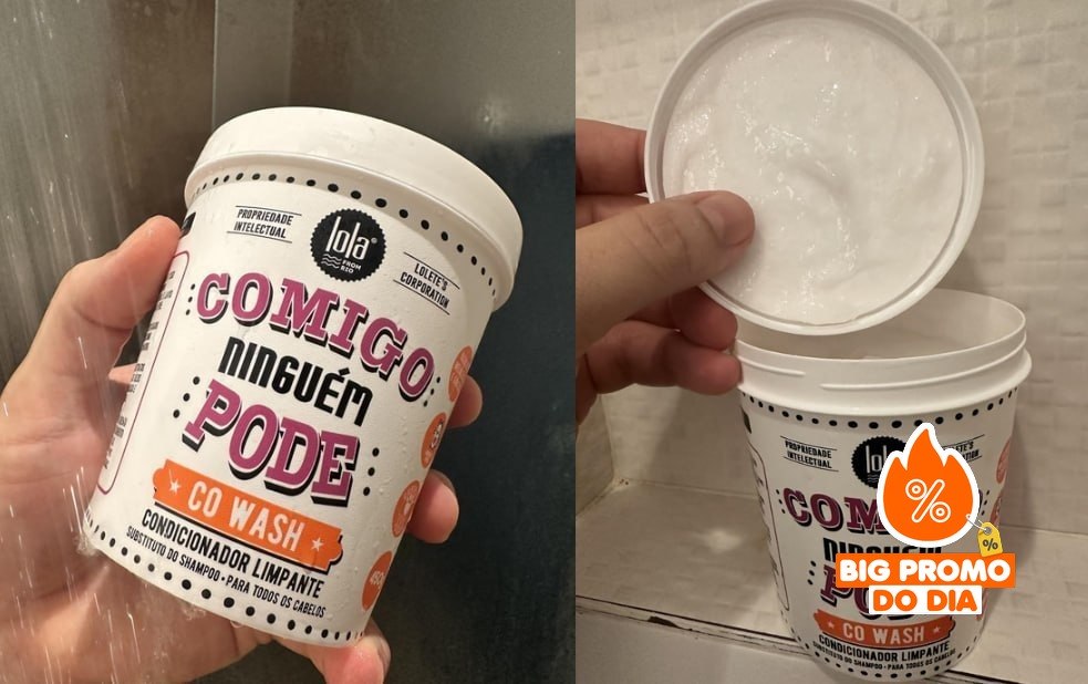 🫧 Comigo Ninguém Pode, Condicionador Limpante 450g, Lola Cosmetics
