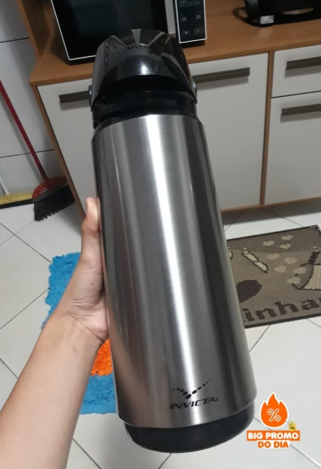 Garrafa Térmica Air Pot Slim Inox 1,8L Invicta