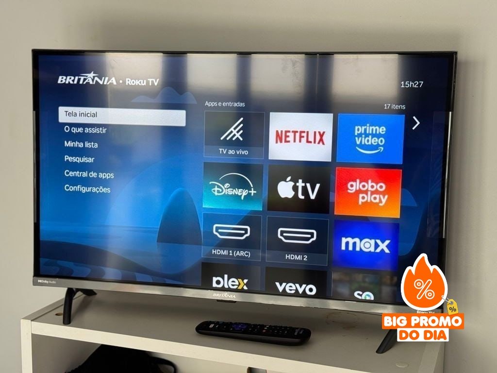 Smart Tv 43" Britânia Roku Tv