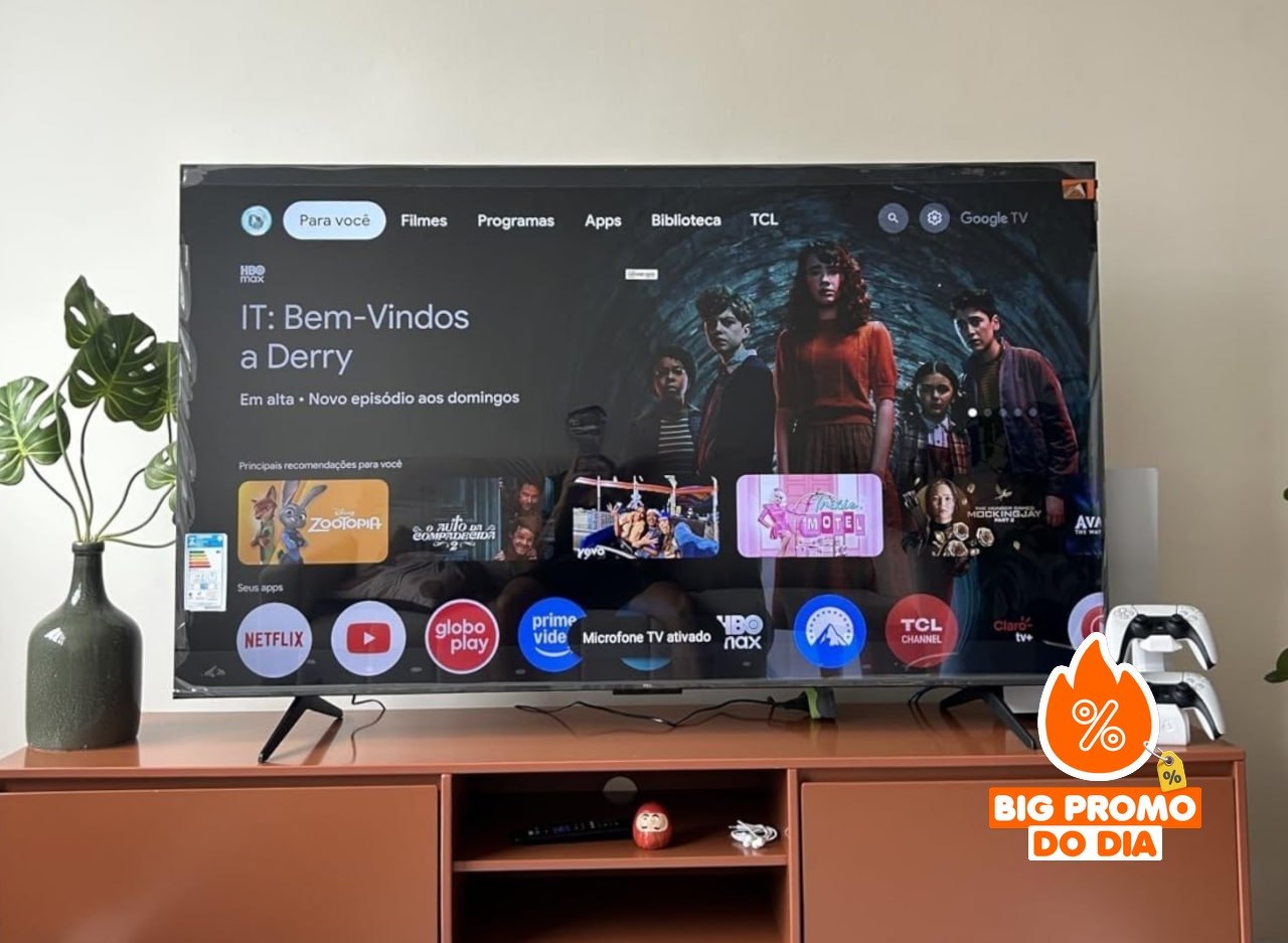 Smart TV TCL 65" 4K UHD QLED Google TV