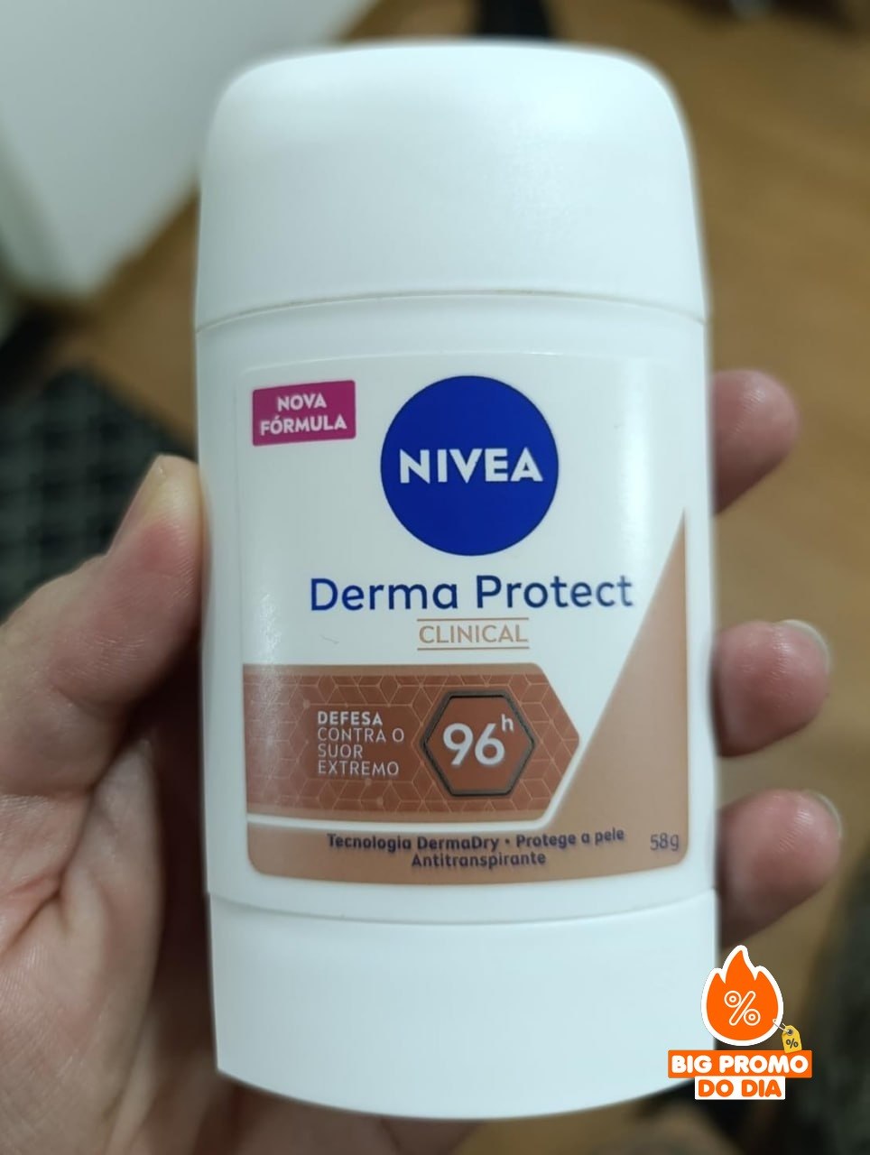 NIVEA Desodorante Antitranspirante Stick Derma Protect Clinical 58g