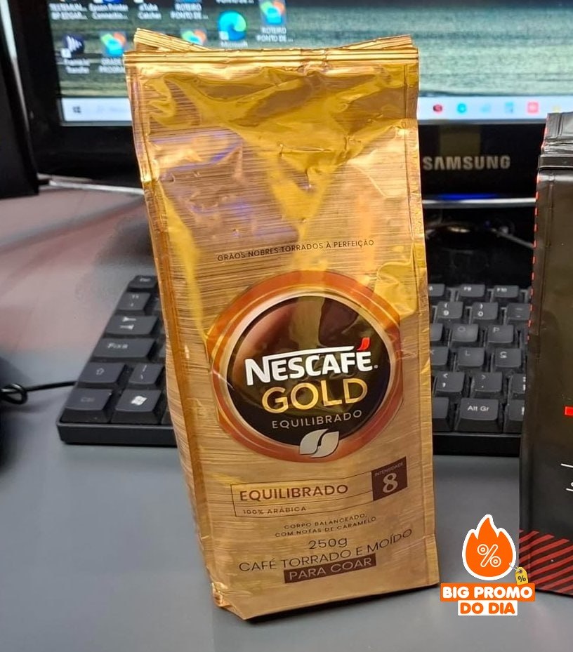 ️ Café Torrado e Moído NESCAFÉ Gold Equilibrado 250g