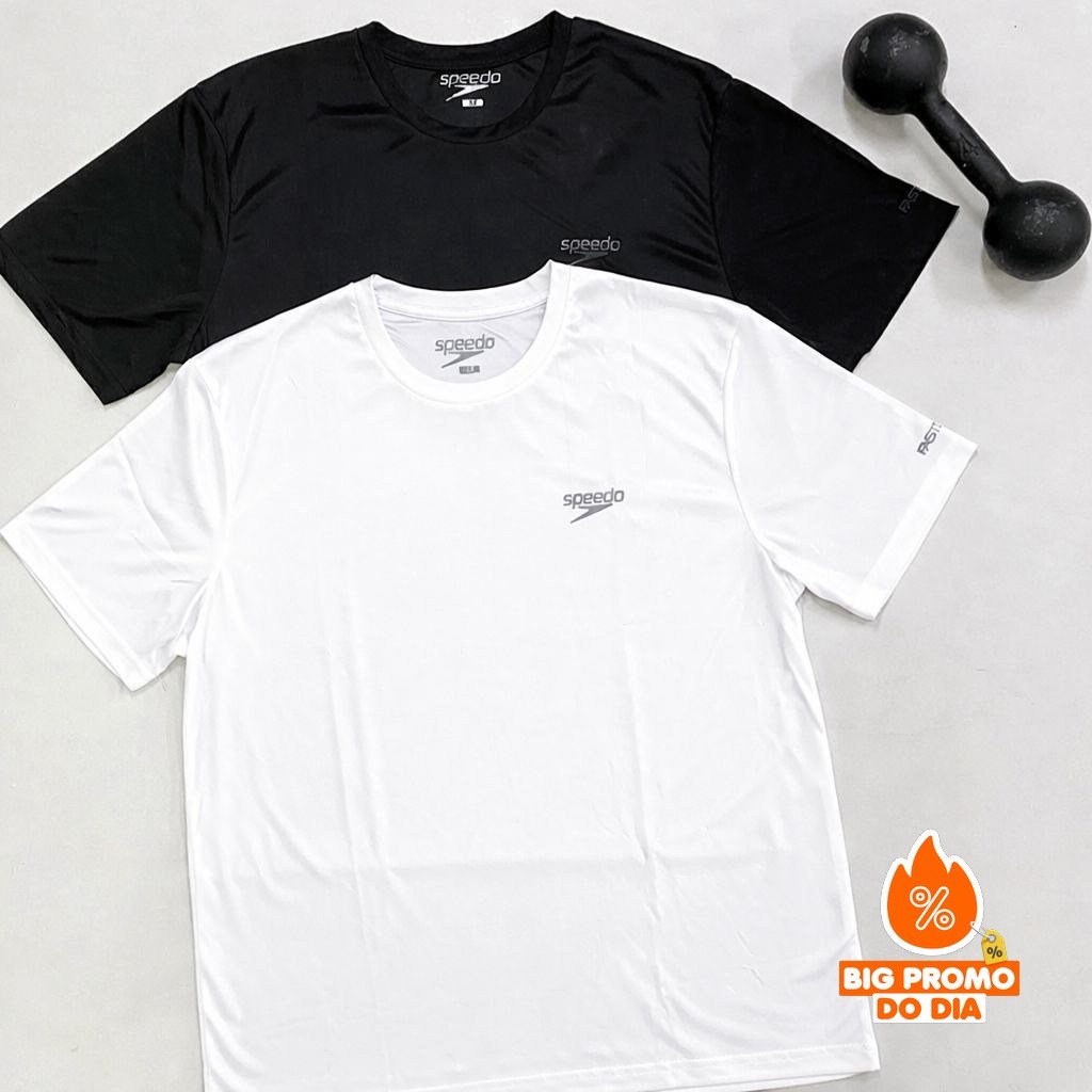 Kit 2 Camiseta Speedo Masculina Dry Fit