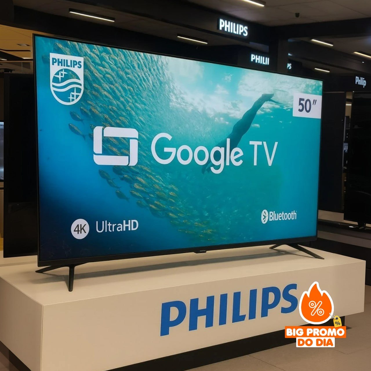 Smart Tv Philips 50" 4K