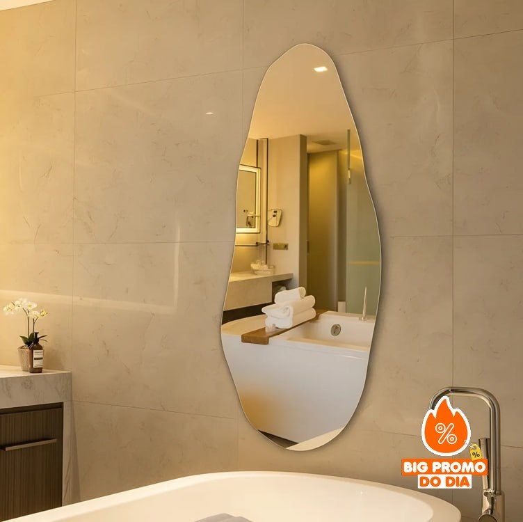 🪞 Espelho Orgânico 70cm