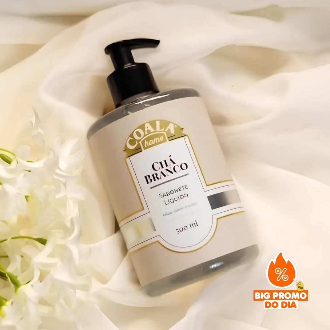🫧 Coala Sabonete Liquido 500ml Cha Branco