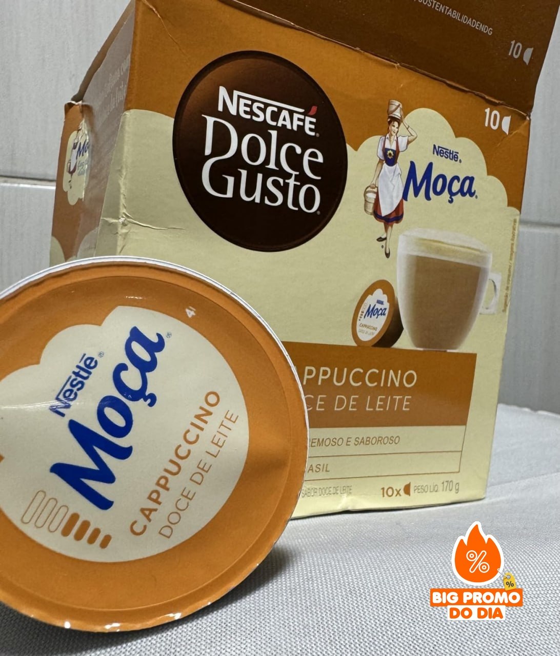 ️ Nescafe Dolce Gusto, Cappuccino Doce de leite, 10 caps