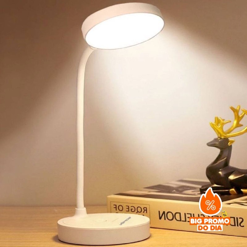 Luminária De Mesa Recarregável